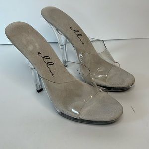 Ellie Clear Heels